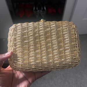 Elegant Gold Clutch Bag